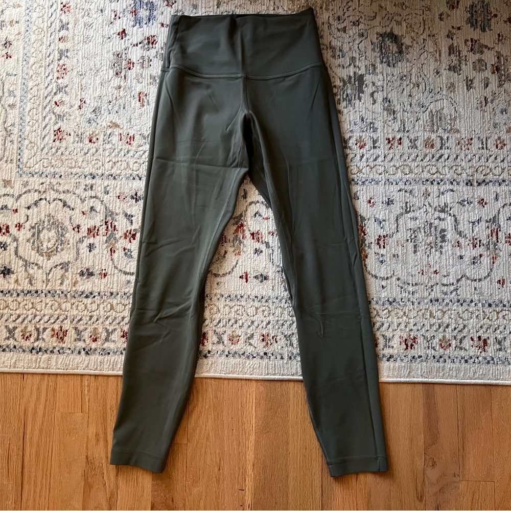 lululemon Align™ High-Rise Pant 25" leggings size 4 Grey Sage